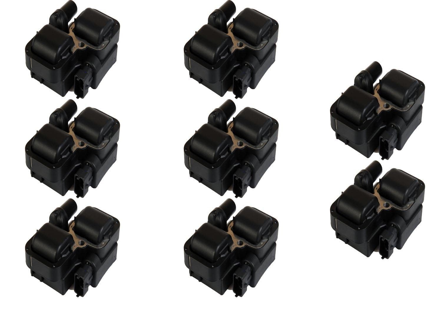 ENA Set of 8 Ignition Coil Pack Compatible with Mercedes-Benz E320 E430 E500 CL500 C280 C320 CLK430 CLK500 C43 ML320 ML350 ML430 ML500 S430 S500 AMG Replacement for UF359 C1361 0001587803 0001587303
