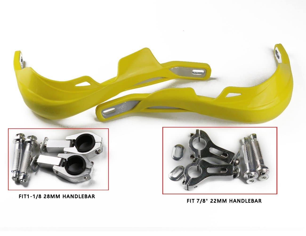 1 1/8" Aluminum Insert Hand Guard for Kawasaki RM RMX RMZ DRZ DR MX Enduro SM