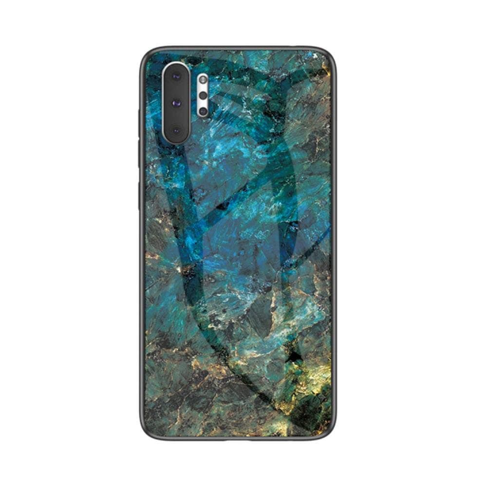 for Samsung Galaxy Note 10 Pro Case Marble Patterned Tempered Glass Phone Case Cover for Samsung A50 Coque A70 A30 A40 A60 A20e
