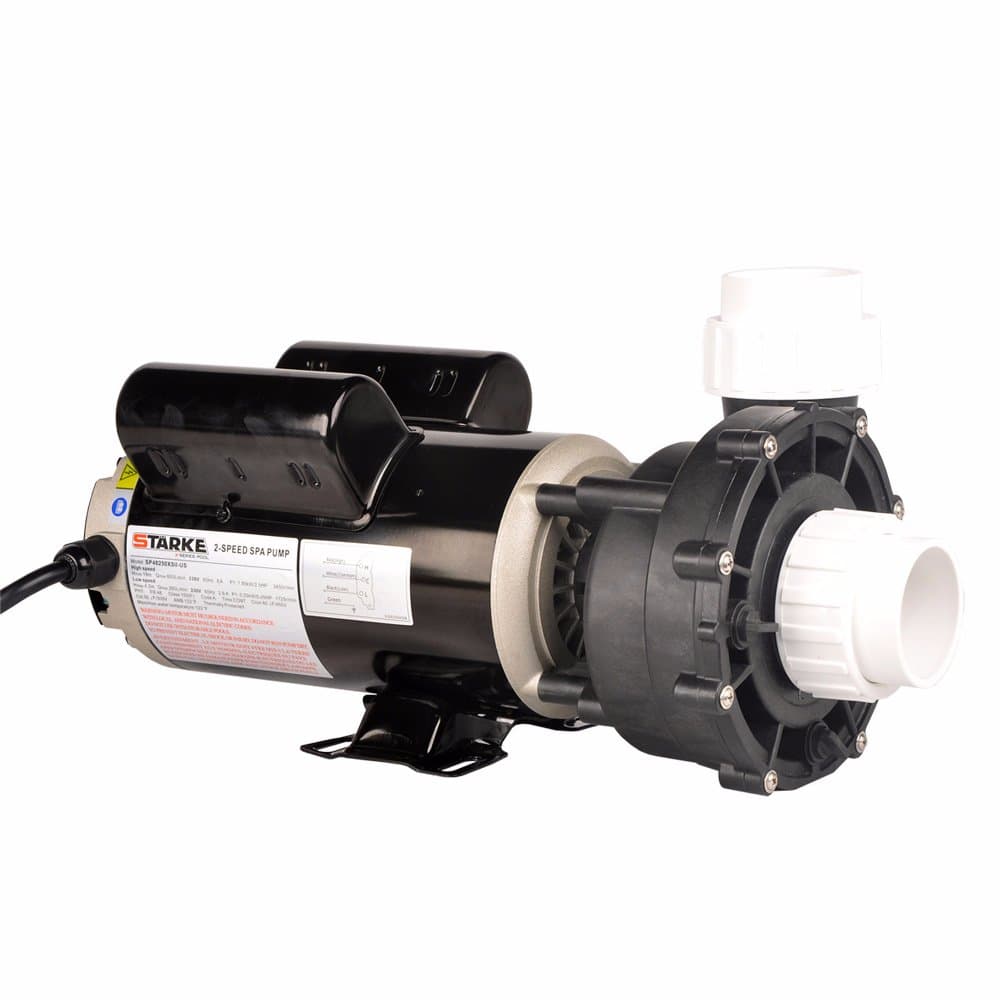 Starke Pro X Series 2 Speed 230V 2.5HP 1.85kW Spa Pump 48 Frame