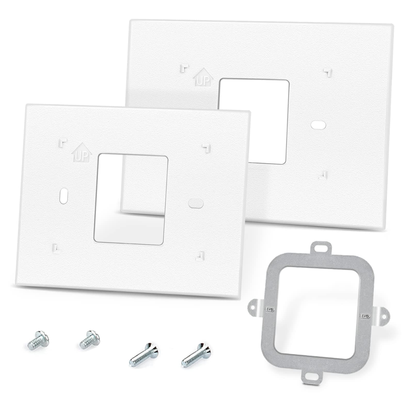Thermostat Wall Plate Replacement for Honeywell - THP2400A1027W Wall Thermostat White Covers Assembly, Suitable for RTH9585WF RTH8560D TH9320wf5003 WiFi Smart Thermostat Back Plate