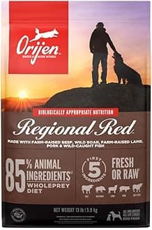 REGIONAL RED Dry Dog Food, Grain Free and Poultry Free Dog Food, Fresh or Raw Ingredients, 13lb