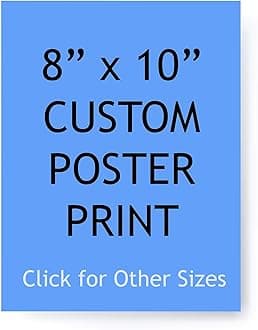Pera Print - Custom Poster Print - Upload Your Image/Photo - Personalized Photo Prints, Create Your Own Poster - Print Any Photos, Images - 8 x 10 inches