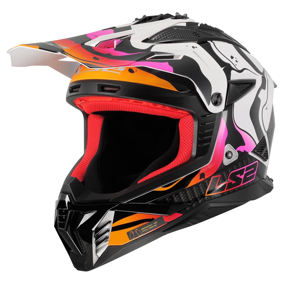LS2 Helmets Gate II Full Face MX Motorcycle Helmet
