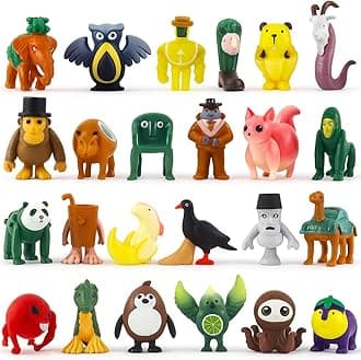 Italian toy Brainrot Action Figures Set,Funny Collectible Figures for Kids & Adults,Tralalero Tralala-Inspired,Creative Shark,Monkey and More Toys,Safe Gifts for Fans Ages 6+ (B 24PCS)
