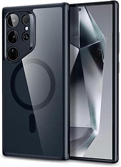 ESR for Samsung Galaxy S25 Plus Phone Case, Compatible with MagSafe, Magnetic Case for S25+ Plus, Military-Grade Protection, Yellowing Resistant, Classic Series, Clear Black