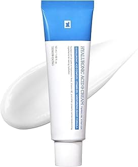 TOSOWOONG Hyaluronic Acid 9 Cream, Vitamin B5, Collagen, Niacinamide, Centella Asiatica Extract, Long-lasting Hydration, Daily Moisturizer Face Cream, Korean Skin Care, 50ml, 1.69 fl.oz.