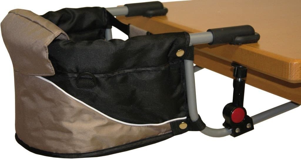 Fillikid Easy Hook on Table High Chair, for Home and Travelling, Braun