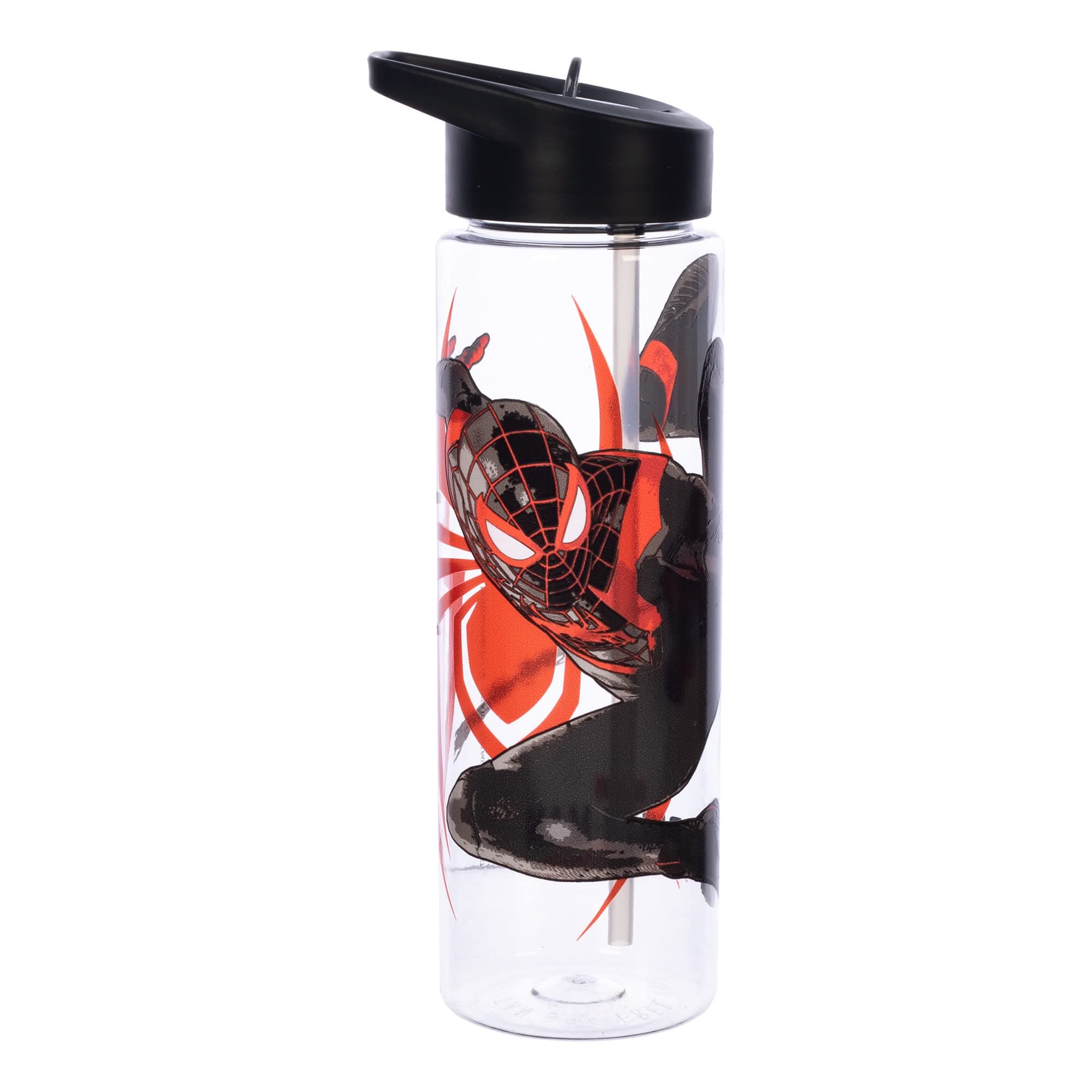 Bioworld Marvel Miles Morales Game Verse Spiderman 24 Oz. Plastic Water Bottle