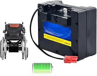 JHKJ Lithium Battery Pack 24V Electric Wheelchair Batter 24 Volt Large capacity electric wheelchair battery for the elderly 8AH-70AH, battery built-In BMS