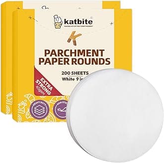 katbite Parchment Rounds-5009 Inch Cake Pan liners 4"5"6"8''10" Round Parchment Paper Available