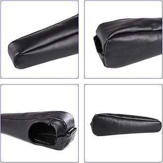 Fit for Toyota FJ Cruiser 2007-2021 Driver Armrest Cover, Left Seat Side Armrest Cover, Leather Seat Side Armrest Cover Protection Accessories, 1 PCS (Leather-Left)