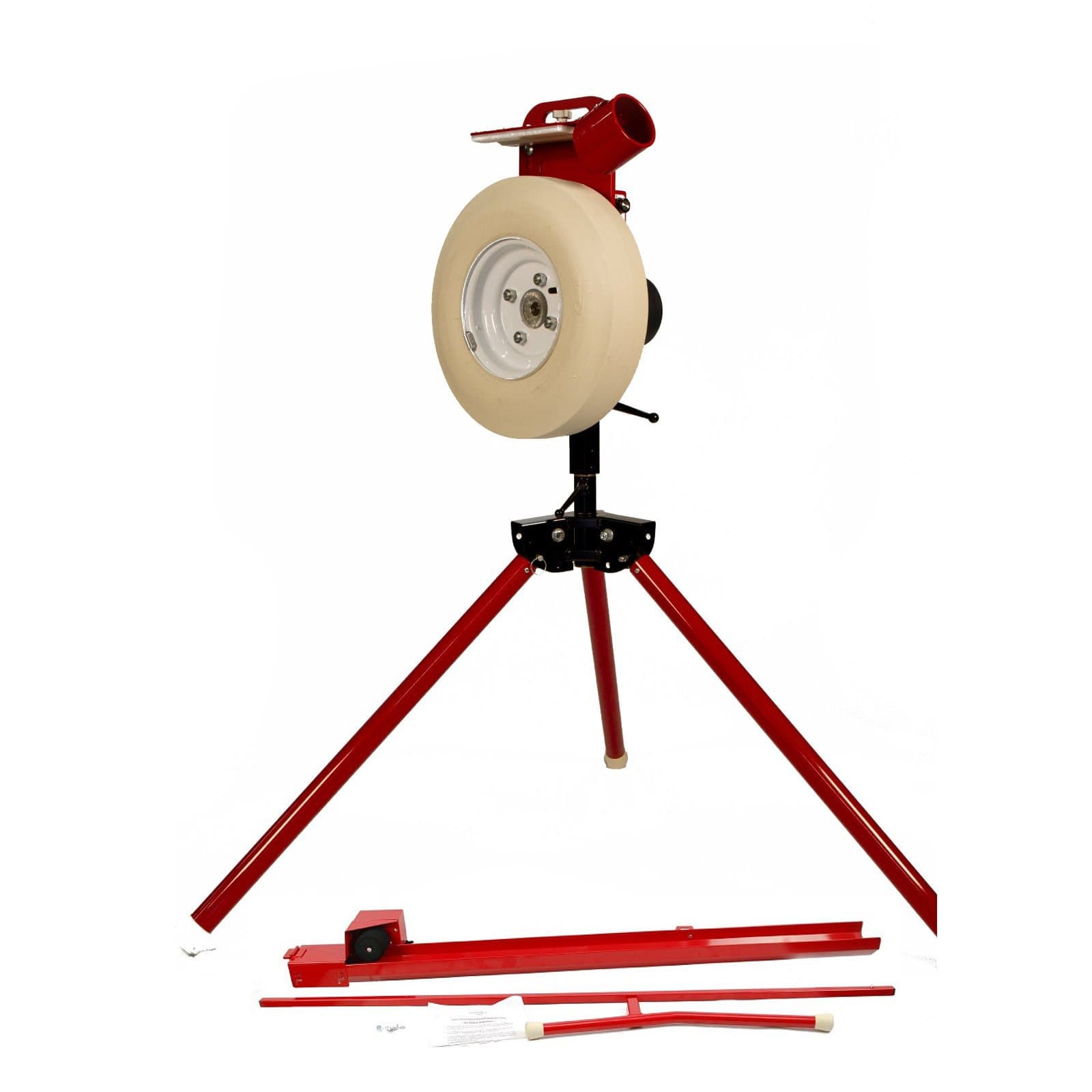 XL Pitching Machine By Firstpitch 80mph First Pitch with Autofeeder