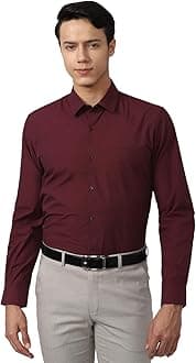 Peter England Men PESFOSLFQ39567 Shirt (pack of 1)