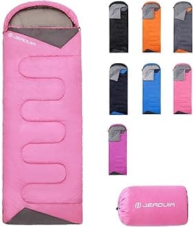 Sleeping Bags for Adults Backpacking Lightweight Waterproof- Cold Weather Sleeping Bag for Girls Boys Mens for Warm Camping Hiking Outdoor Travel Hunting with Compression Bags