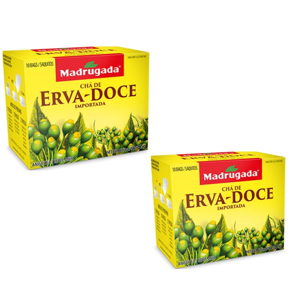 Cha de Anis / Anise Tea Organic from Brazil 20 Pack 100% Anise