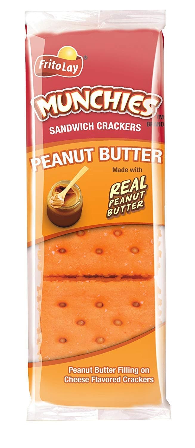 Peanut Butter on Cheese Crackers, 1.42 Ounce (Pack of 32)