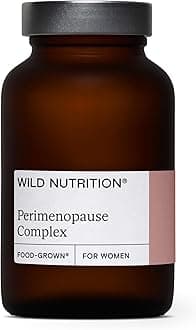 Food-Grown Perimenopause Complex | Perimenopause Supplements to Support Hormone Balance for Women | Shatavari & Saffron Supplement to Support Mind, Body and Mood | 60 Capsules