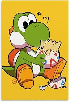 GPWDIEJB YoshiPoster Canvas Art Oil Painting Wall Painter Home Music Album Celebrity Painting Classical Decorative Wall ArtUnframe-style-3320x30inch(50x75cm)