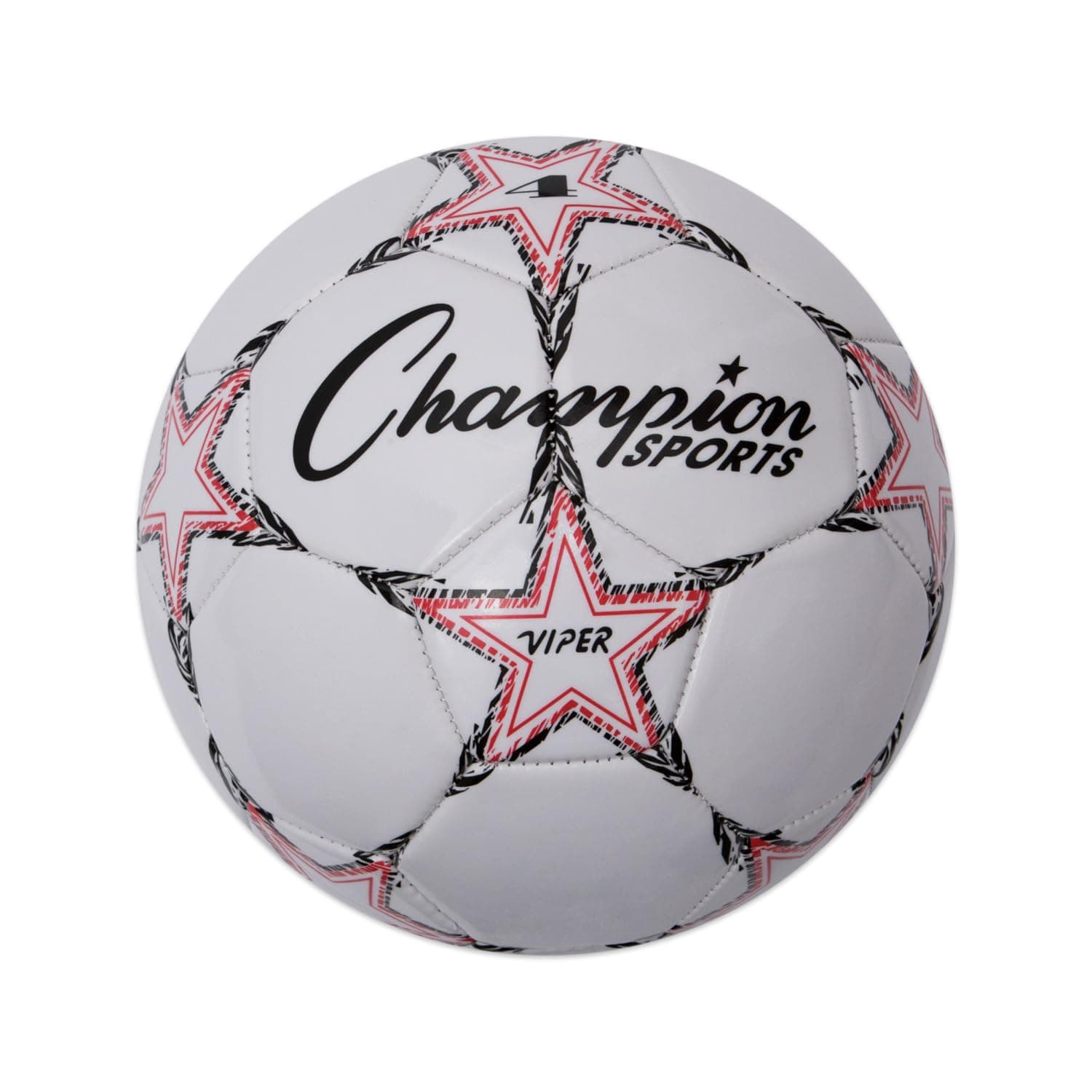 Champion Sports Viper Soccer Ball – TPU Soft-Touch Training Ball in Sizes 3,4,5 for Indoor/Outdoor Play
