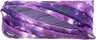 ZIPIT Galaxy Pencil Case for Girls, Cute Pencil Pouch for Teens, Aesthetic Stationery Bag for School, Purple