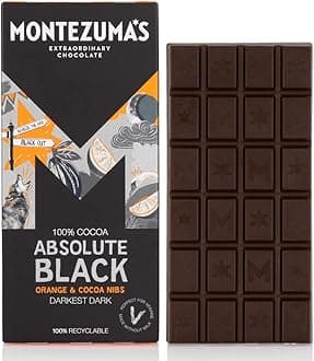Absolute Black 100% Cocoa With Orange And Coco Nibs 90g