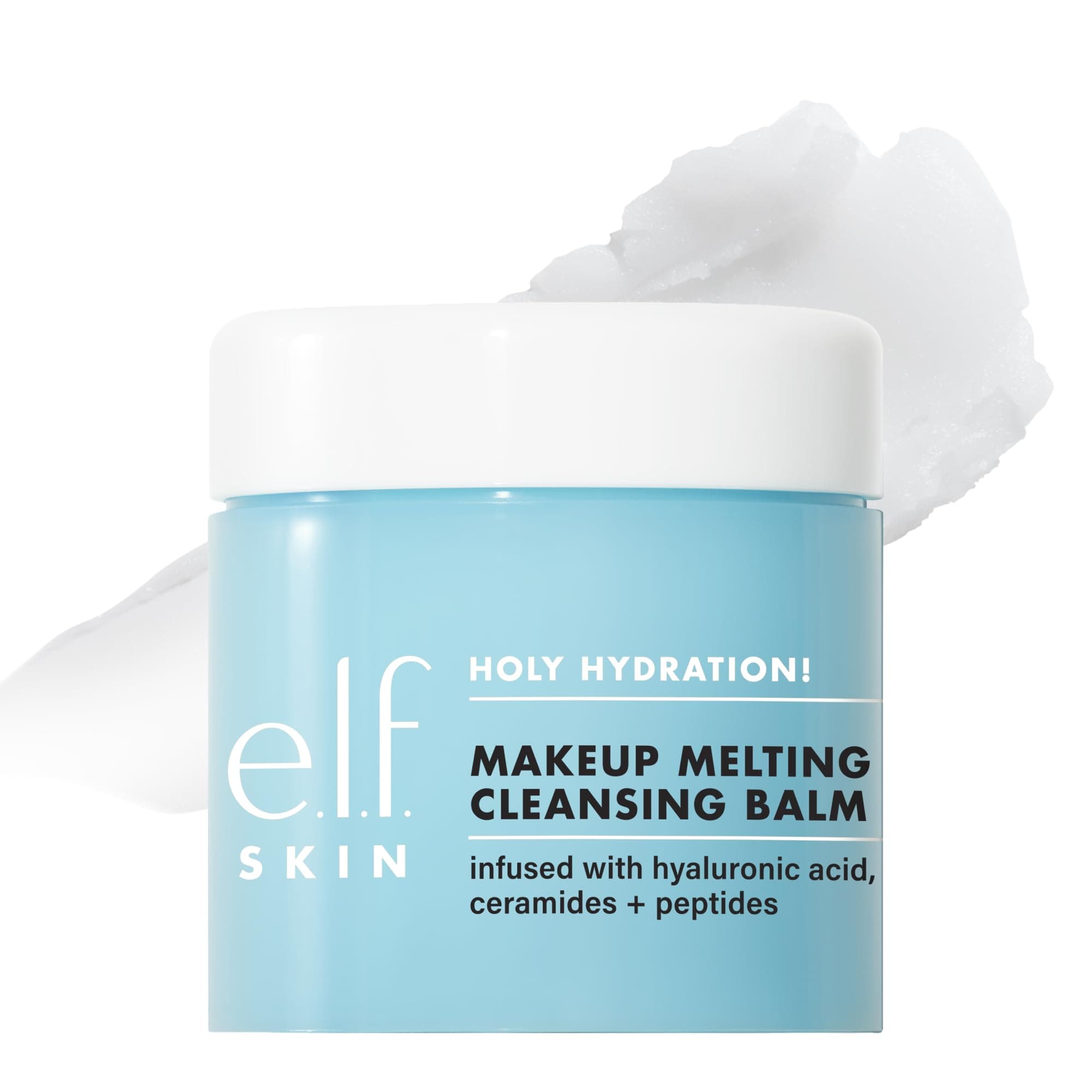 SKIN Holy Hydration! Makeup Melting Cleansing Balm JUMBO, Face Cleanser & Makeup Remover, Infused with Hyaluronic Acid to Hydrate Skin, 3.5 Oz
