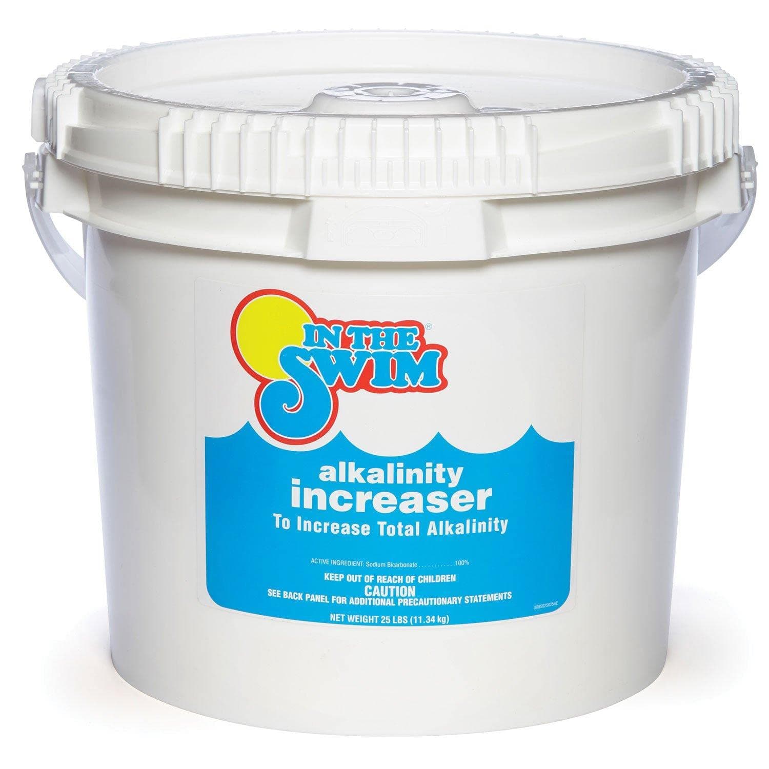 In The Swim Alkalinity Increaser for Swimming Pools - Raises Alkalinity and Balances pH Levels in Your Swimming Pool Water - 100% Sodium Bicarbonate - 25 Pounds