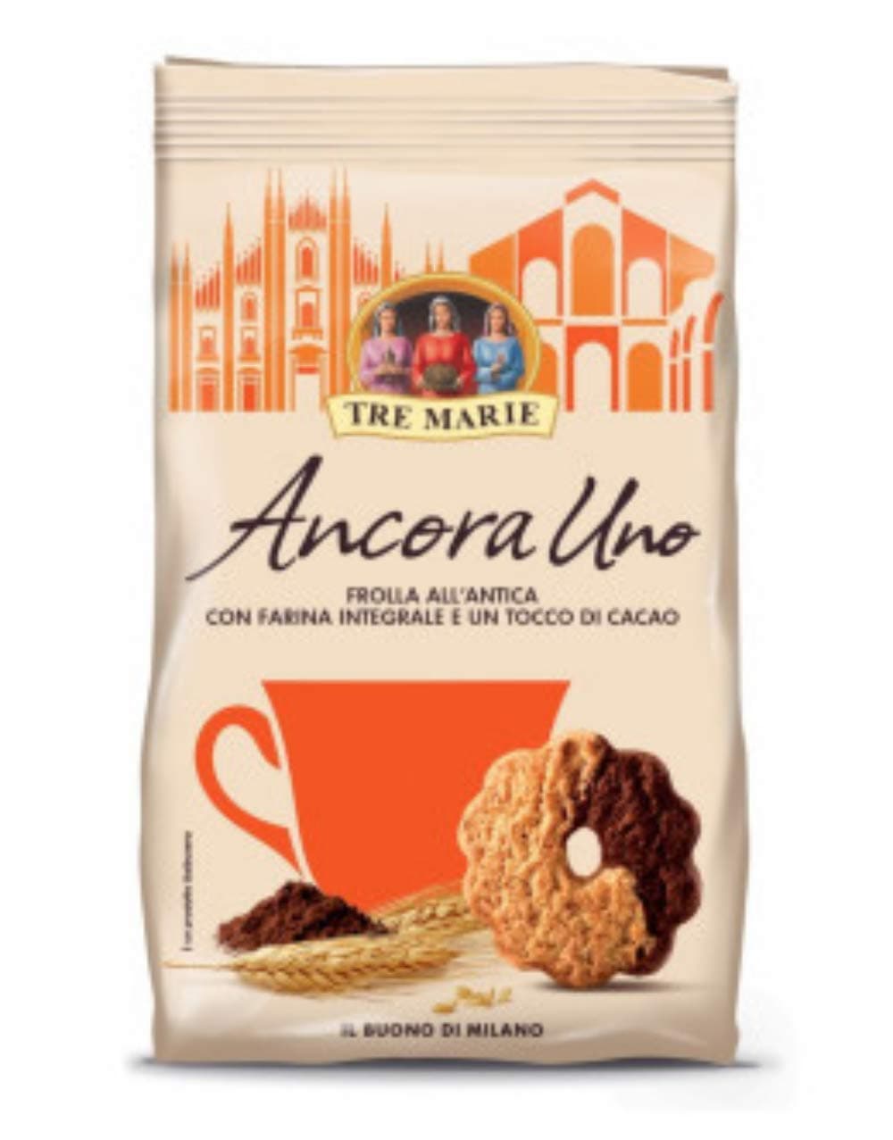 Tre Marie Ancora Uno Biscuits Pastry Old Style with Cocoa 300gr