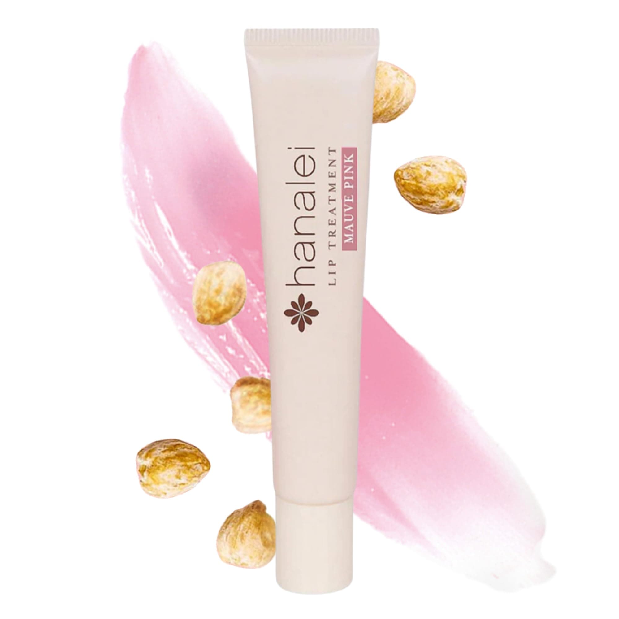 Lip Treatment for Dry, Chapped Lips – Intensive Overnight Moisturizer with Kukui Oil, Shea Butter & Grapeseed Oil – Hydrating Balm for Healing Cracks – Mauve Pink Tint, 15g – Cruelty-Free