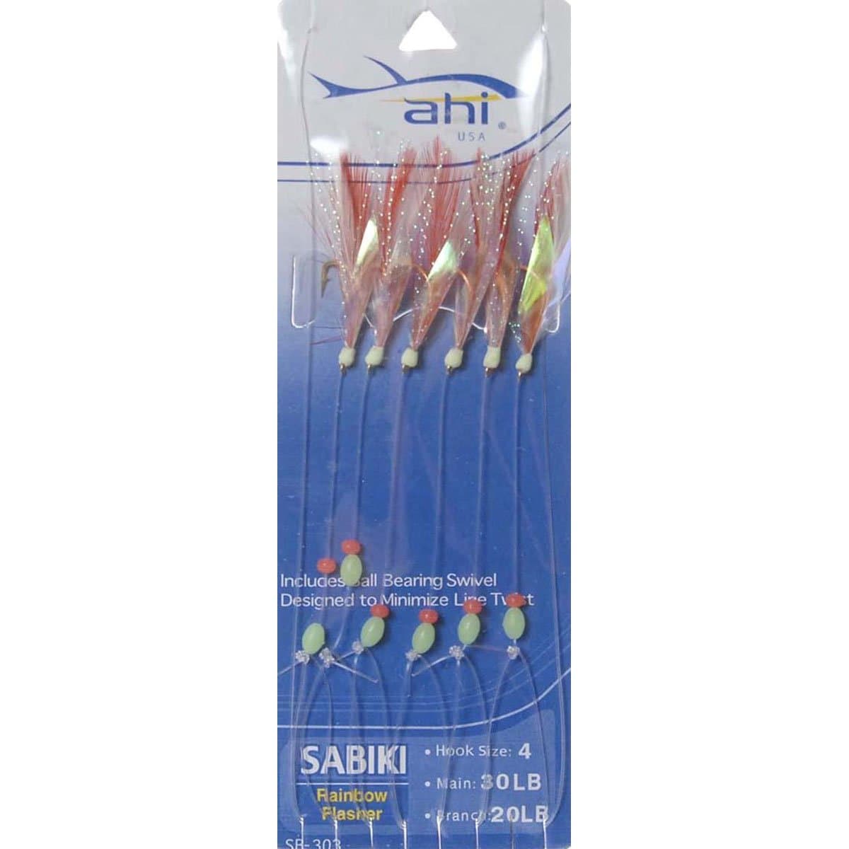 AHI SB-303 Sabiki Fish Skin, Multi, One Size