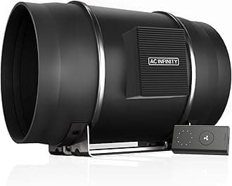 CLOUDLINE S12, Quiet 300mm Inline Duct Fan with Speed Controller - Ventilation Exhaust Fan for Heating Cooling Booster, Grow Tents, Hydroponics, 12-Inch