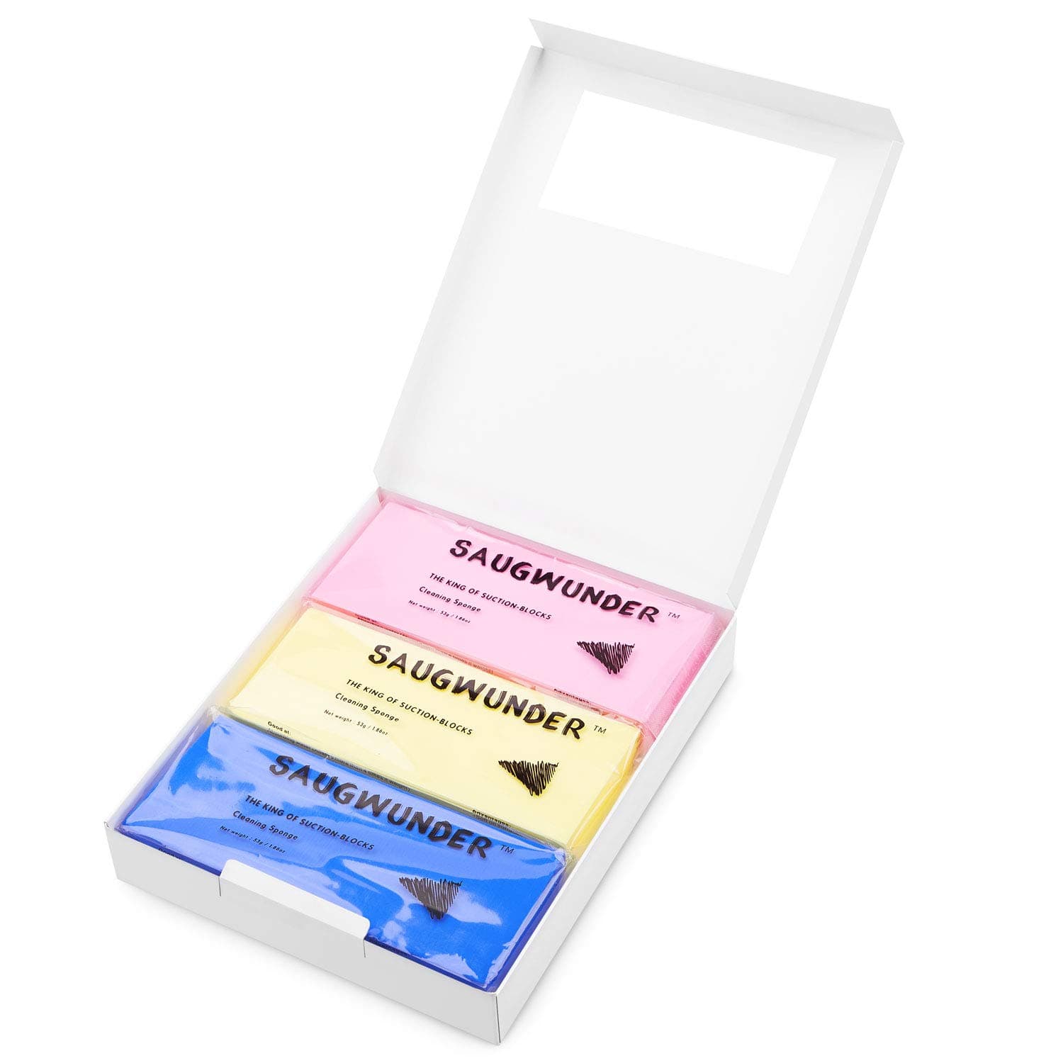 Cleaning Sponge Super Absorbent Water Durable ^-^ 17.5×7.5×3.5 cm[6.9 x 3 x 1.38 inches] Use for Household Clean Cars/Boats The dust and Dirt on Furnitures,Bathtubs&etc. (Multicolor)