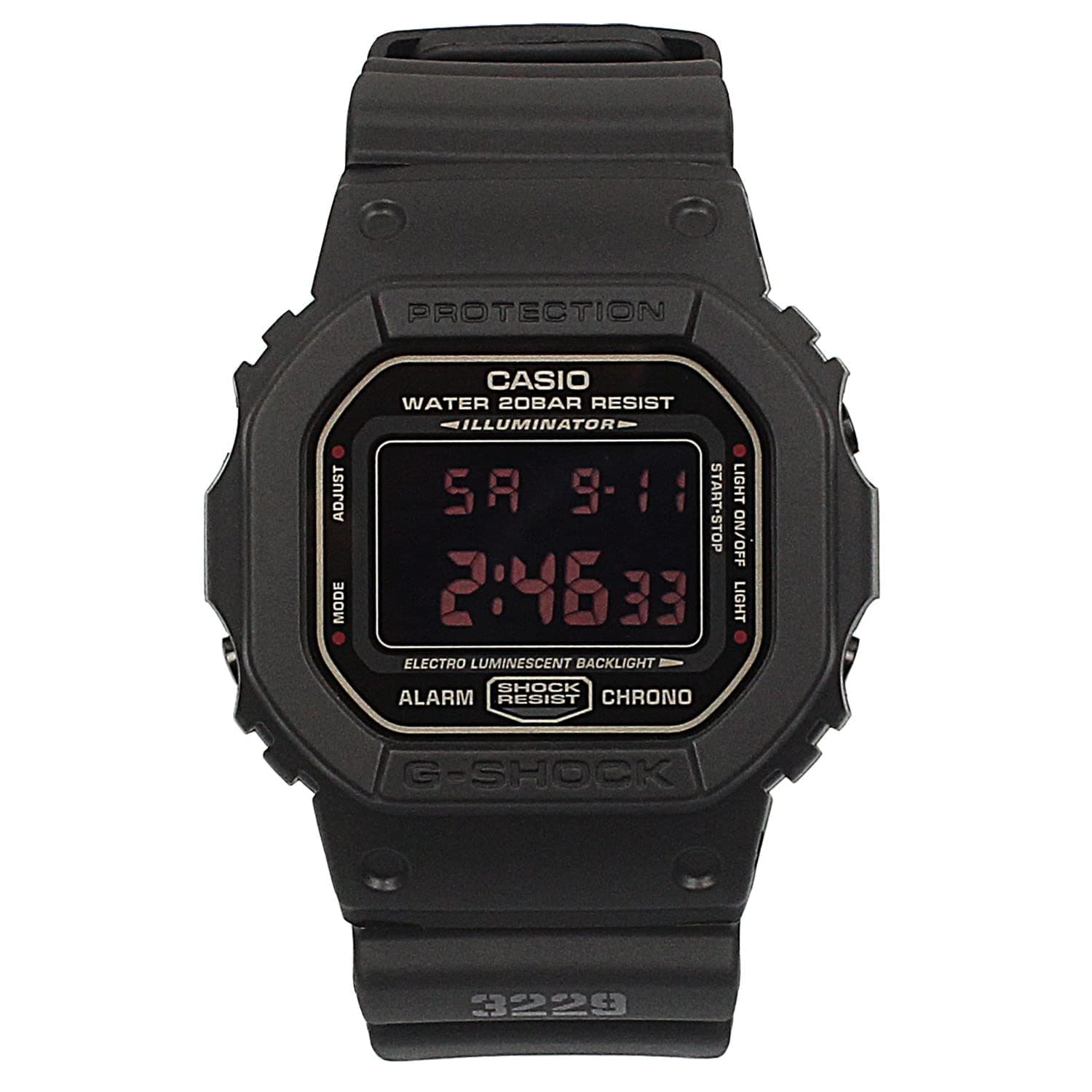 G-Shock Casio Men's Classic Collection Watch #DW-5600MS-1, White, Sport