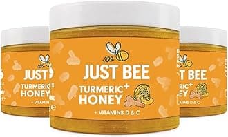 Turmeric + Honey (3 x 260) | With Turmeric Extract, Vitamin D & Vitamin C | Supports Function of Immune System