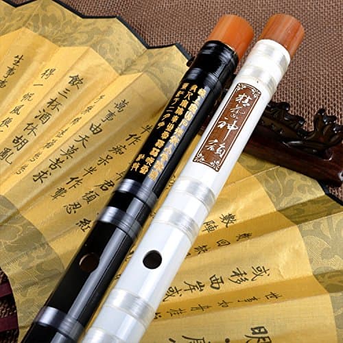 Beginner Level Bitter Bamboo Flute Dizi Musical Instrument 2 Sections
