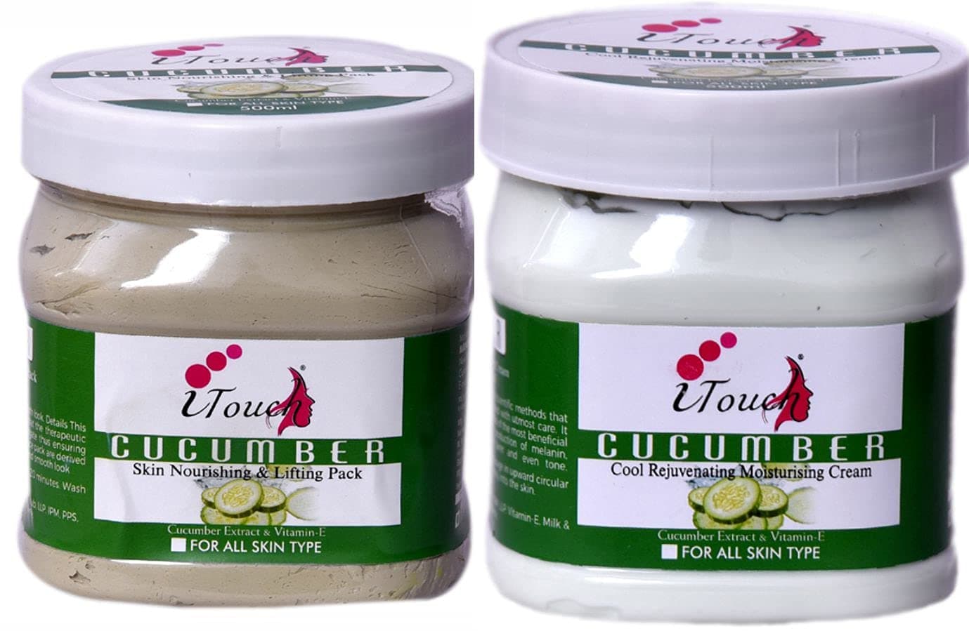 Cucumber Pack 500 Ml + Cucumber Cream 500 Ml ( Pack Of 2 x 500 ml )