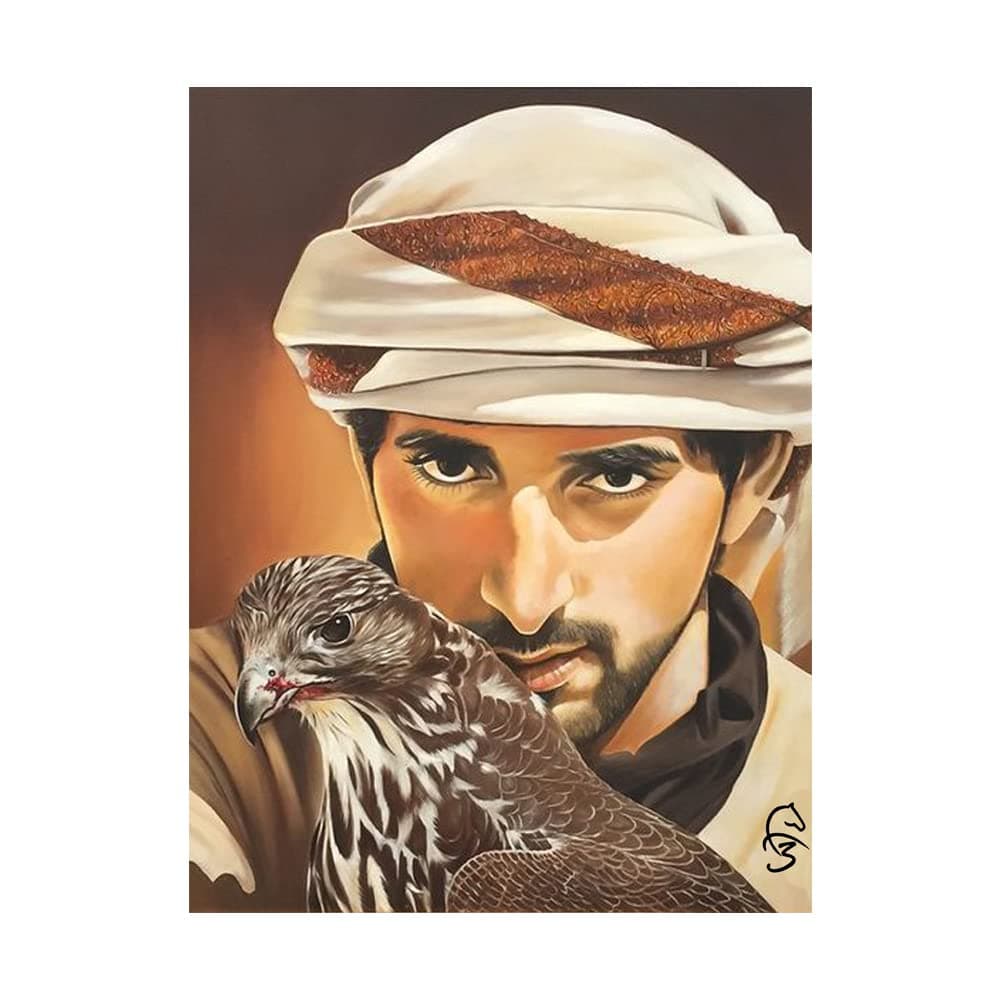 VOLTX Design H.H Sheikh Hamdan Bin Mohammad -Printed Metal Plate Poster 15x20 cm