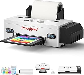 Procolored F13 Panda DTF Printer A3 L1800 Apparel Printer Transfer Printing Machine T-Shirt Direct to Film with White Ink Circulation and Semi-Automatic Cleaning