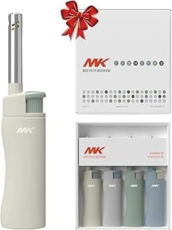 - Candle Lighter, Butane Refillable Wind-Resistant Flame, 4-Pack for BBQ, Camping, Outdoor Use (Earthy-4PC)