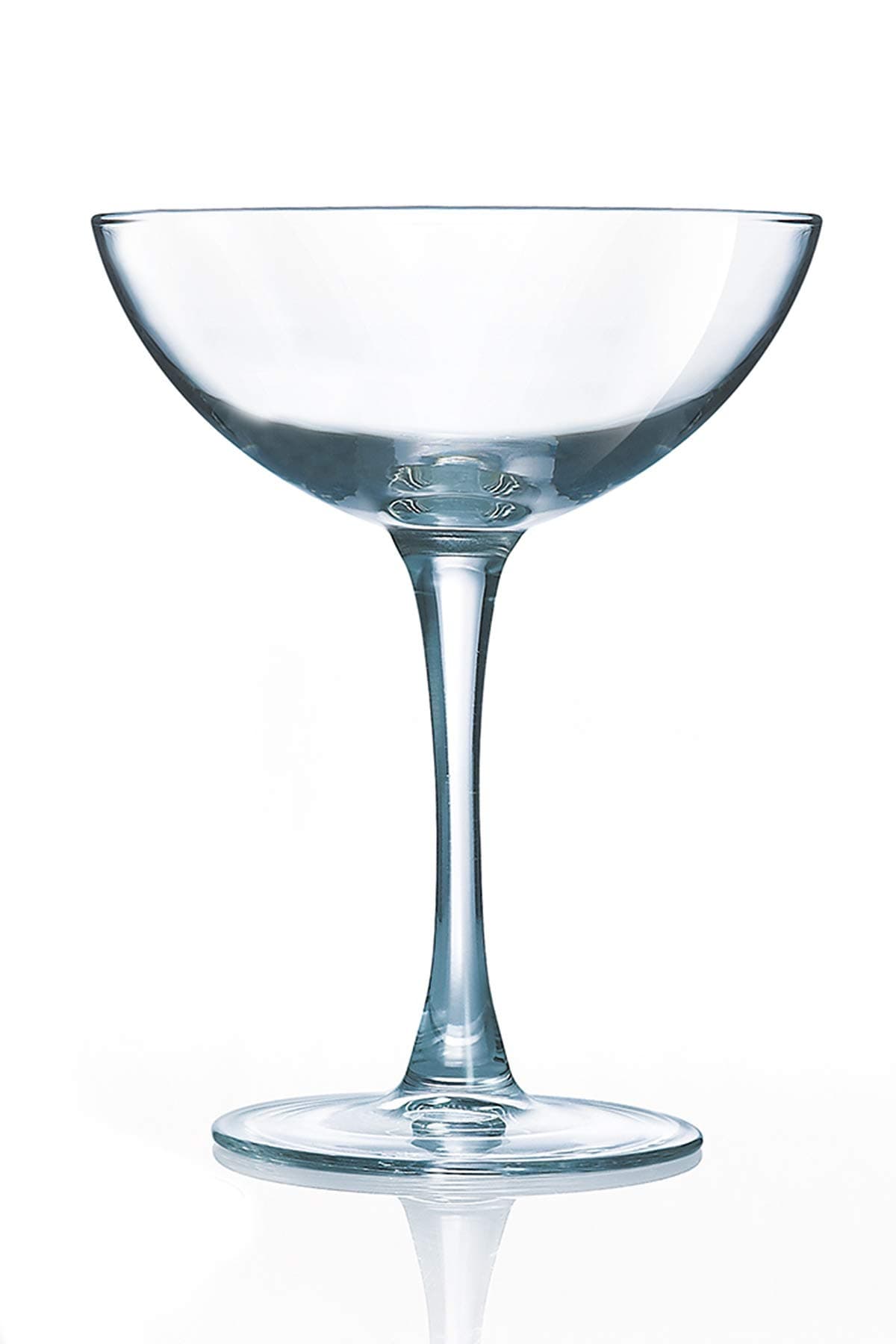 Luminarc 4 Piece Set Cachet 8 Ounce Coupe Cocktail Glass, Set of 4, Clear