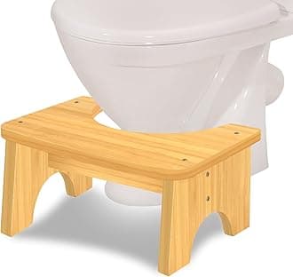 Bamboo toilet stool