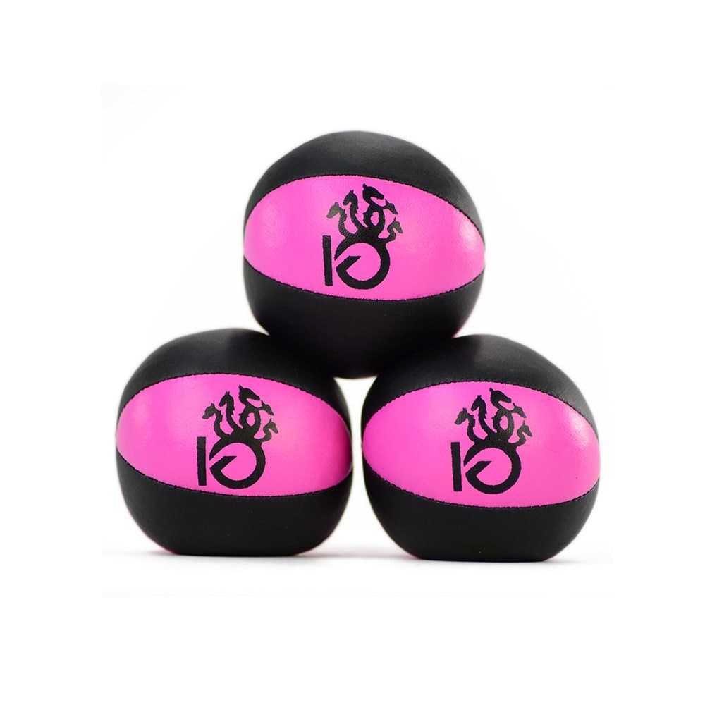 KickFire Hydras Juggling Balls 6 Panel Leather Juggling Equipment for Beginners & Professionals | Fits of Hands