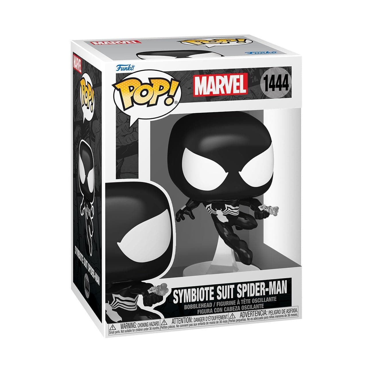Pop! Marvel: SP Comics - Symbiote Spider-Man Spider-Man - Marvel Comics- Vinyl-Sammelfigur - Geschenkidee - Offizielle Handelswaren - Spielzeug Für Kinder und Erwachsene