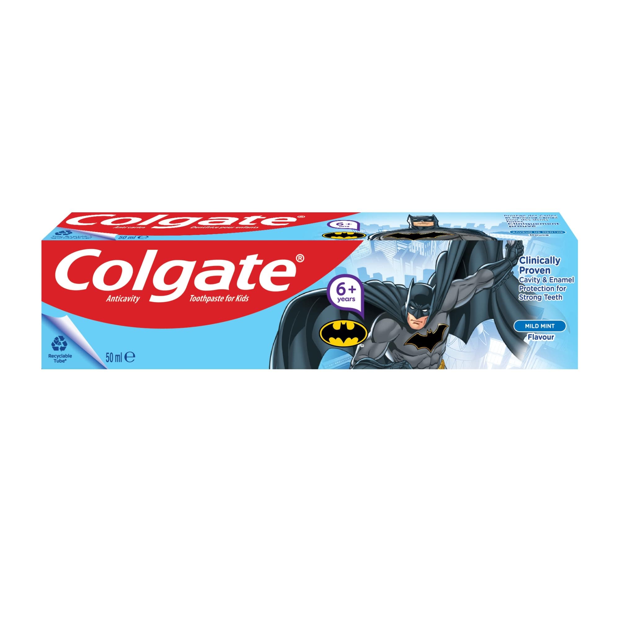 Colgate Kids Batman Boys Toothpaste 6+ Years 50ml