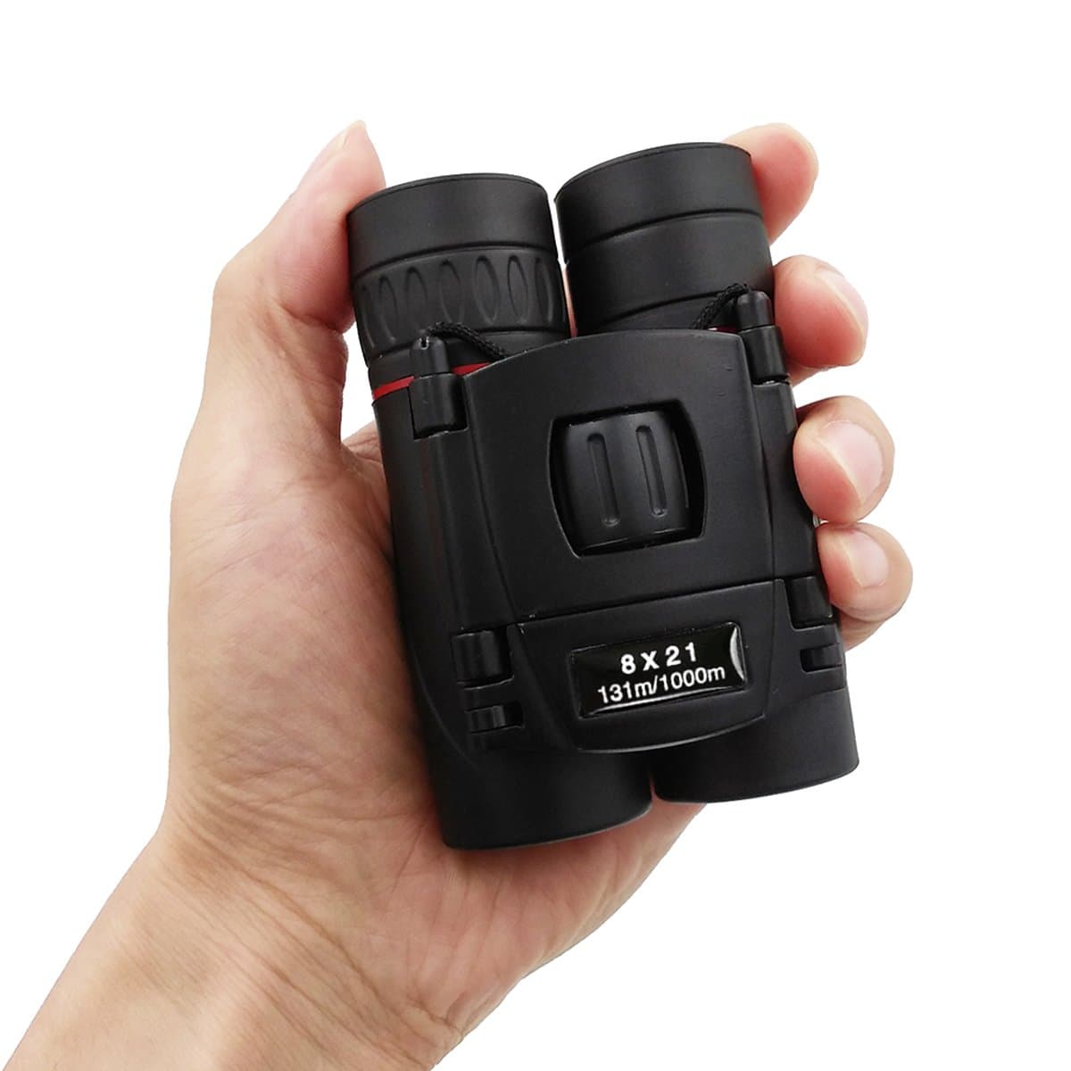 Compact Small Binoculars, Lightweight Binoculars for Kids Adults, 8x21 Clear Vision Great for Bird Watching, Travelling, Hunting, Hiking, Opera Concert, with Carrying Pouch and Strap (6.5 OZ)