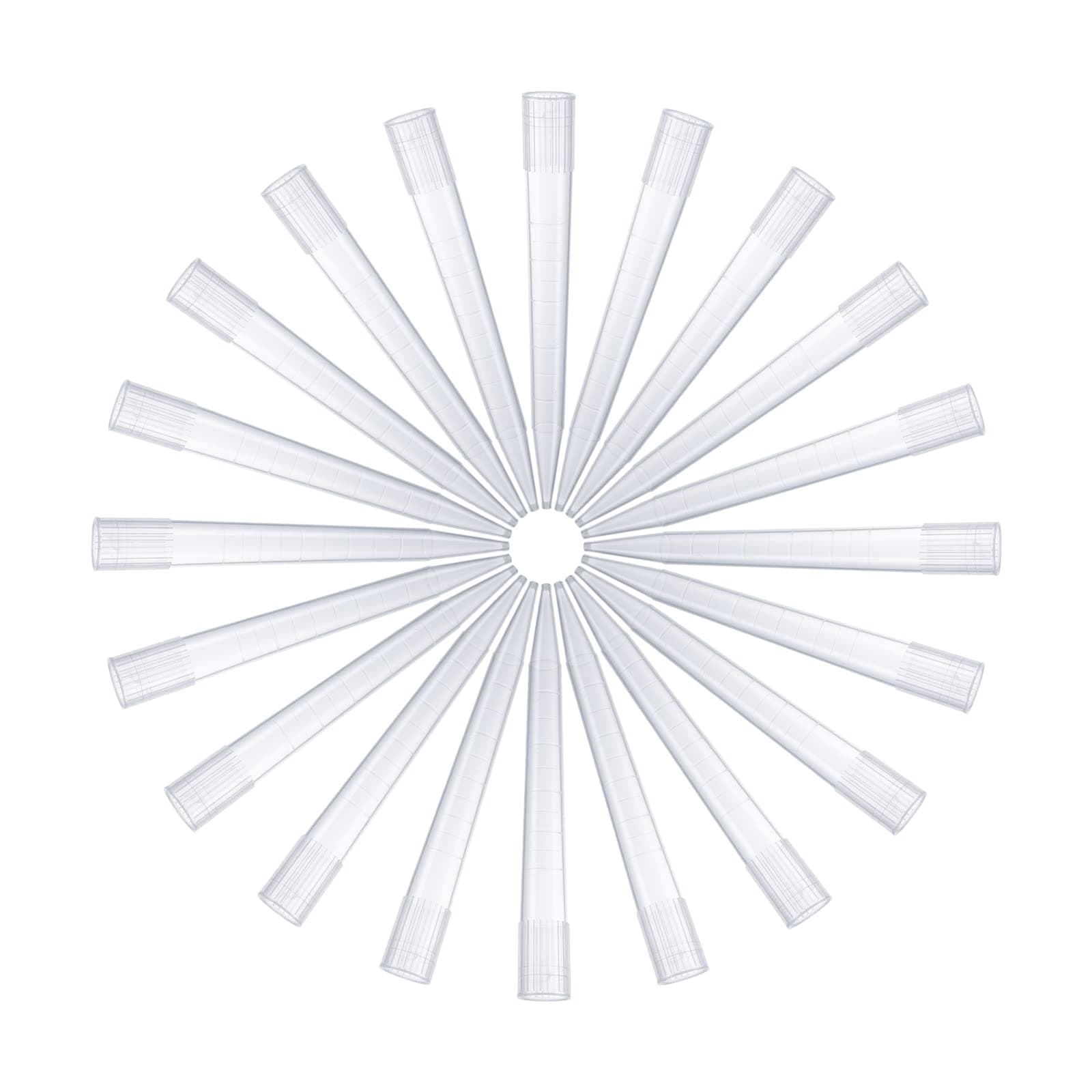 FOUR E'S SCIENTIFIC 5mL Pipette Tips Lab Microchemical Transparent Liquid Micropipette Pipettor Tips 5mL 100pcs - Autoclavable