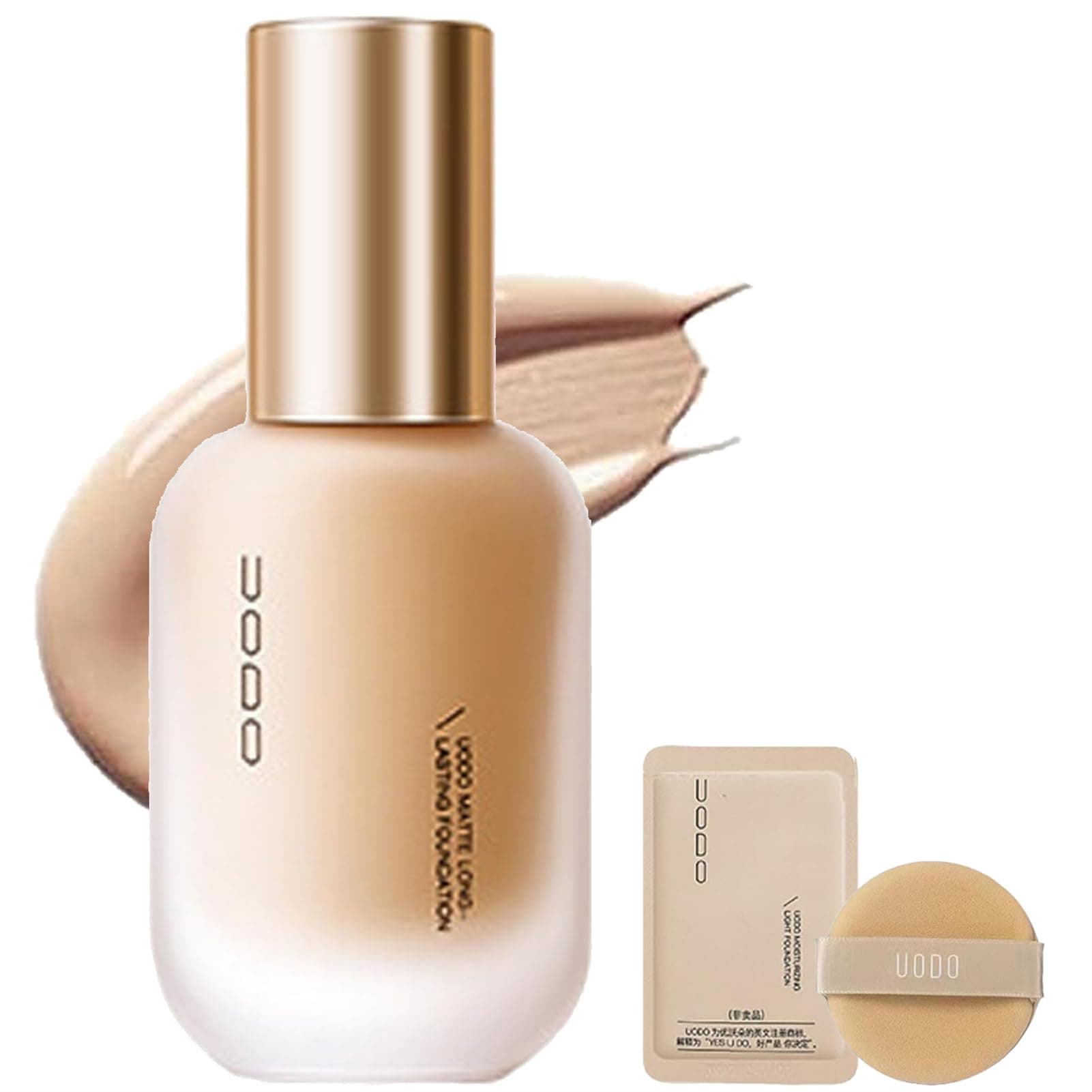 UODO Foundation, Uodo Liquid Foundation, Uodo Cushion Foundation, Uodo Moisturizing Light Foundation, Long-Lasting Concealing Makeup Cream (06# Moist-Natural)