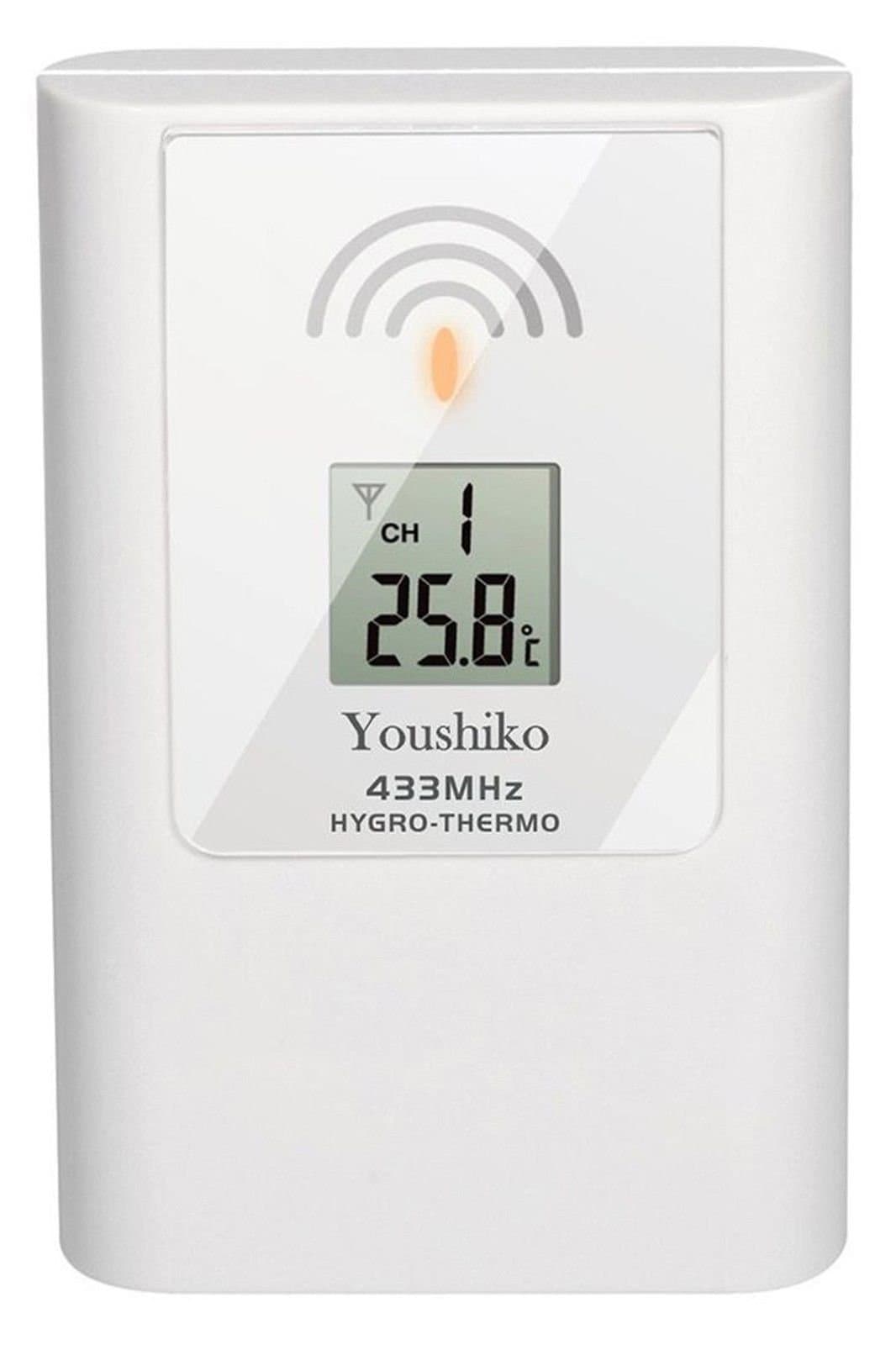 YC9311 Wireless Temperature & Humidity 3 - Channel Sensor for Weather Station