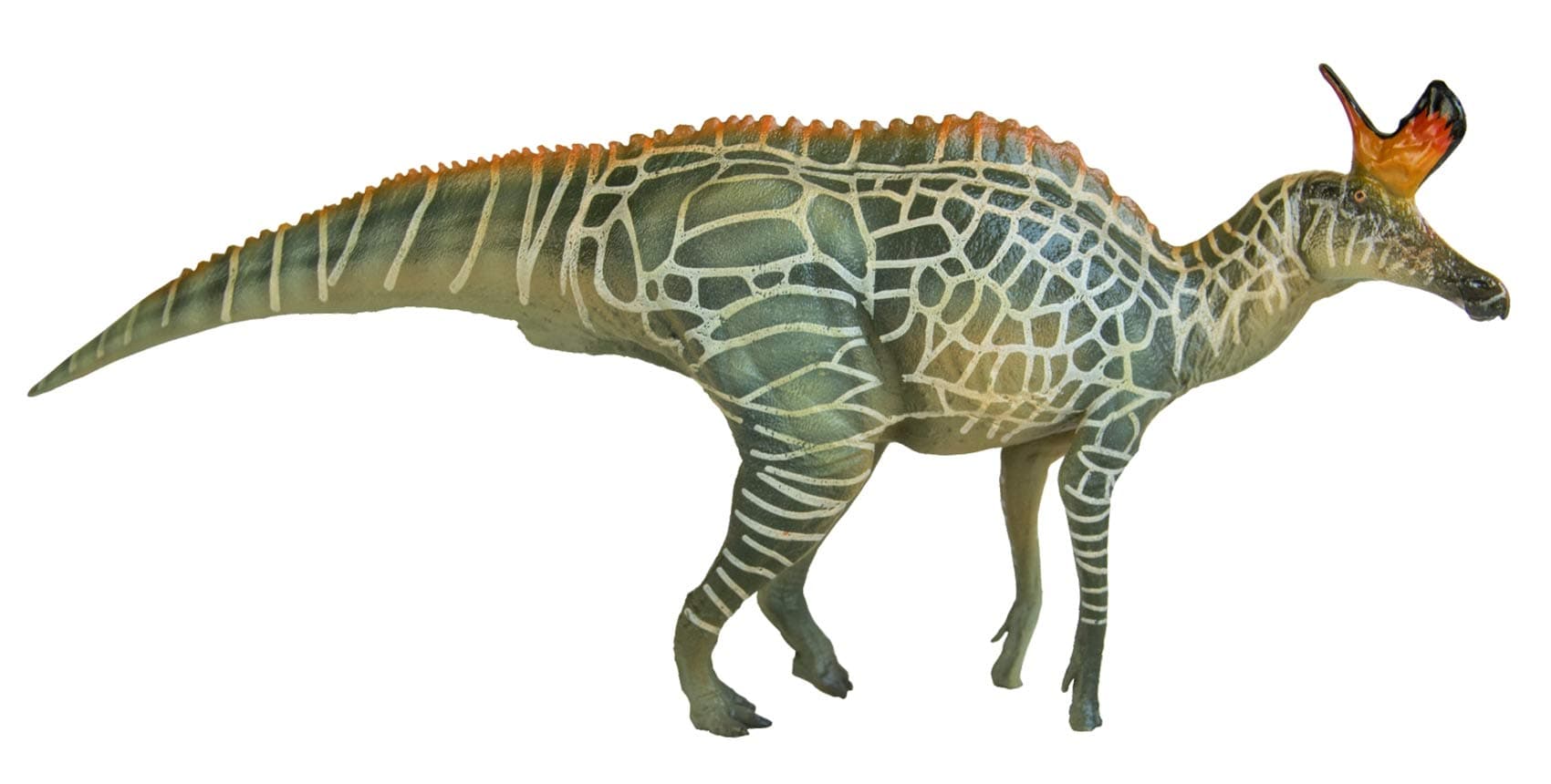 PNSO Lambeosaurus Figure Realistic Hadrosauridae Dinosaur